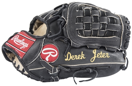 1997 Derek Jeter Game Used & Signed Rawlings Pro-5XBCB Fielders Glove (PSA/DNA & Steiner)